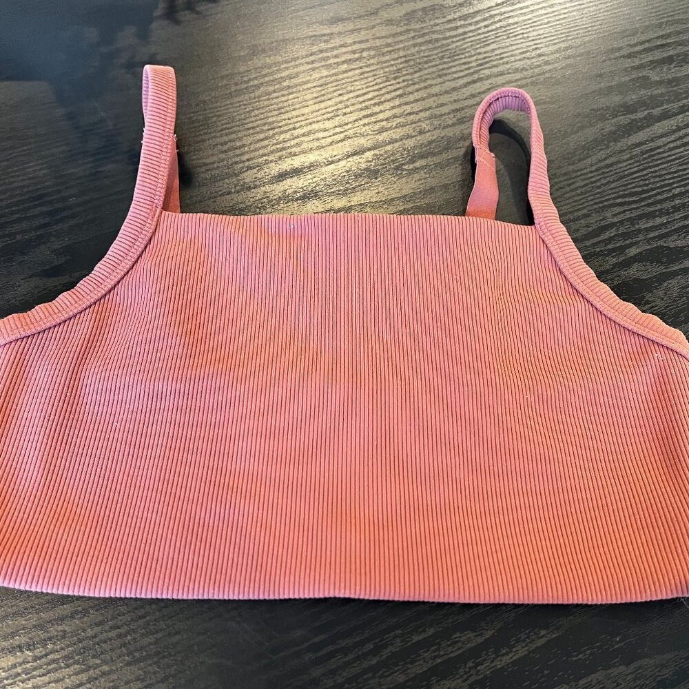 OFFLINE by Aerie square neck ribbed sports bra